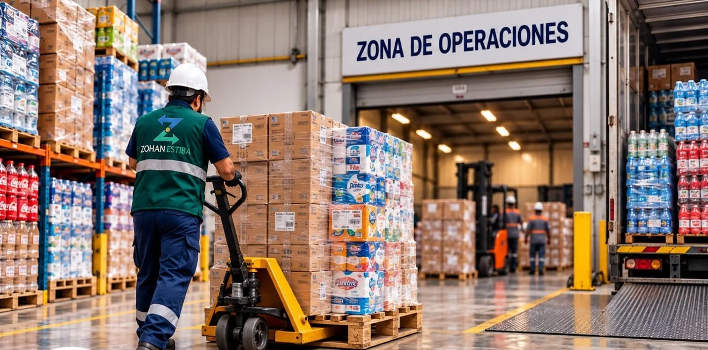 Carga y descarga de productos para proveedores retail